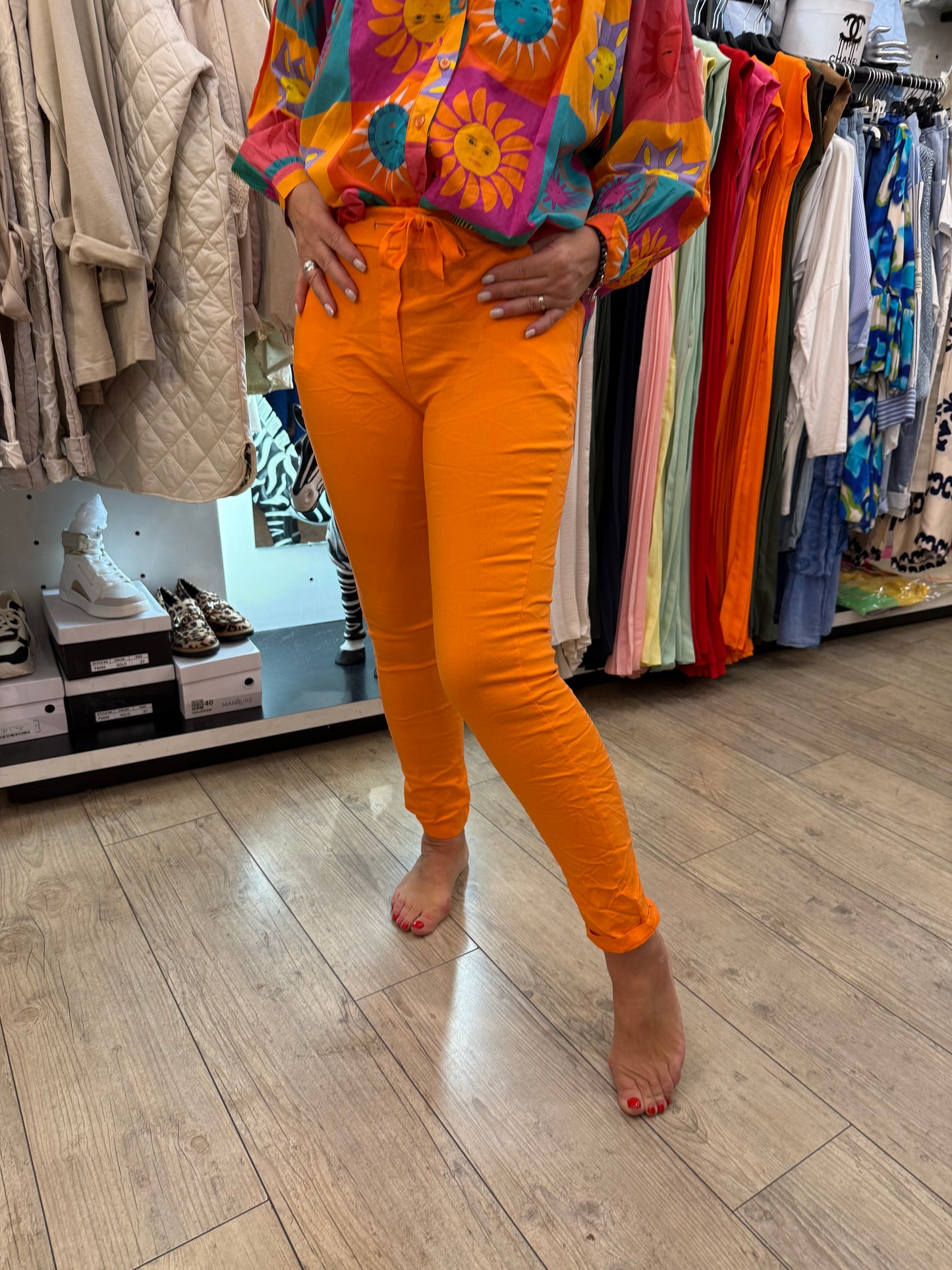 Pantalon magique orange