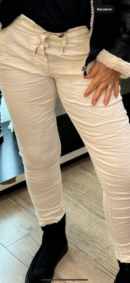 Pantalon magique blanc