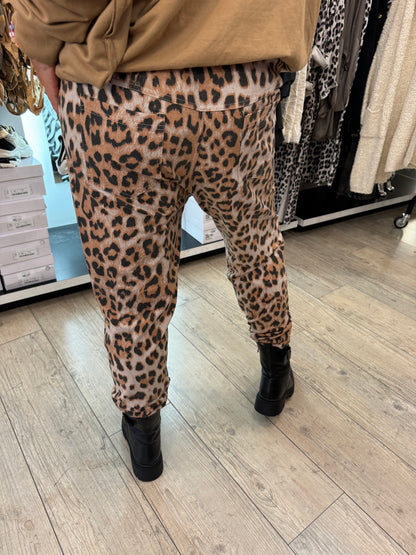 Pantalon jogging Léo camel gde taille