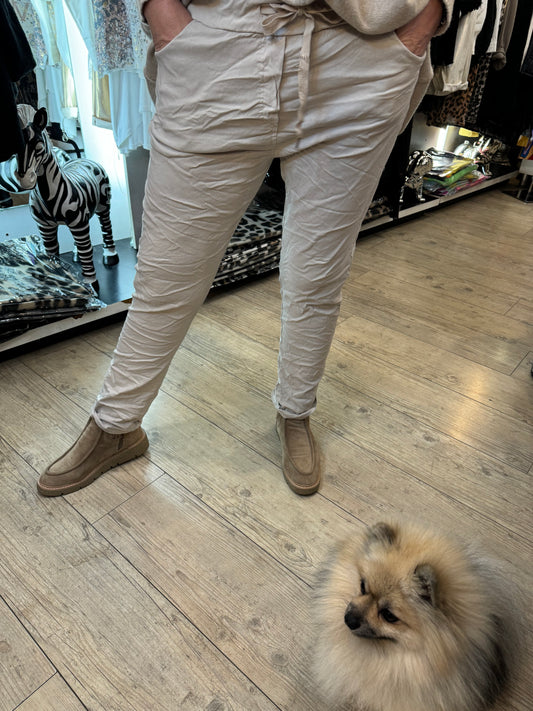 Pantalon magique beige gde taille