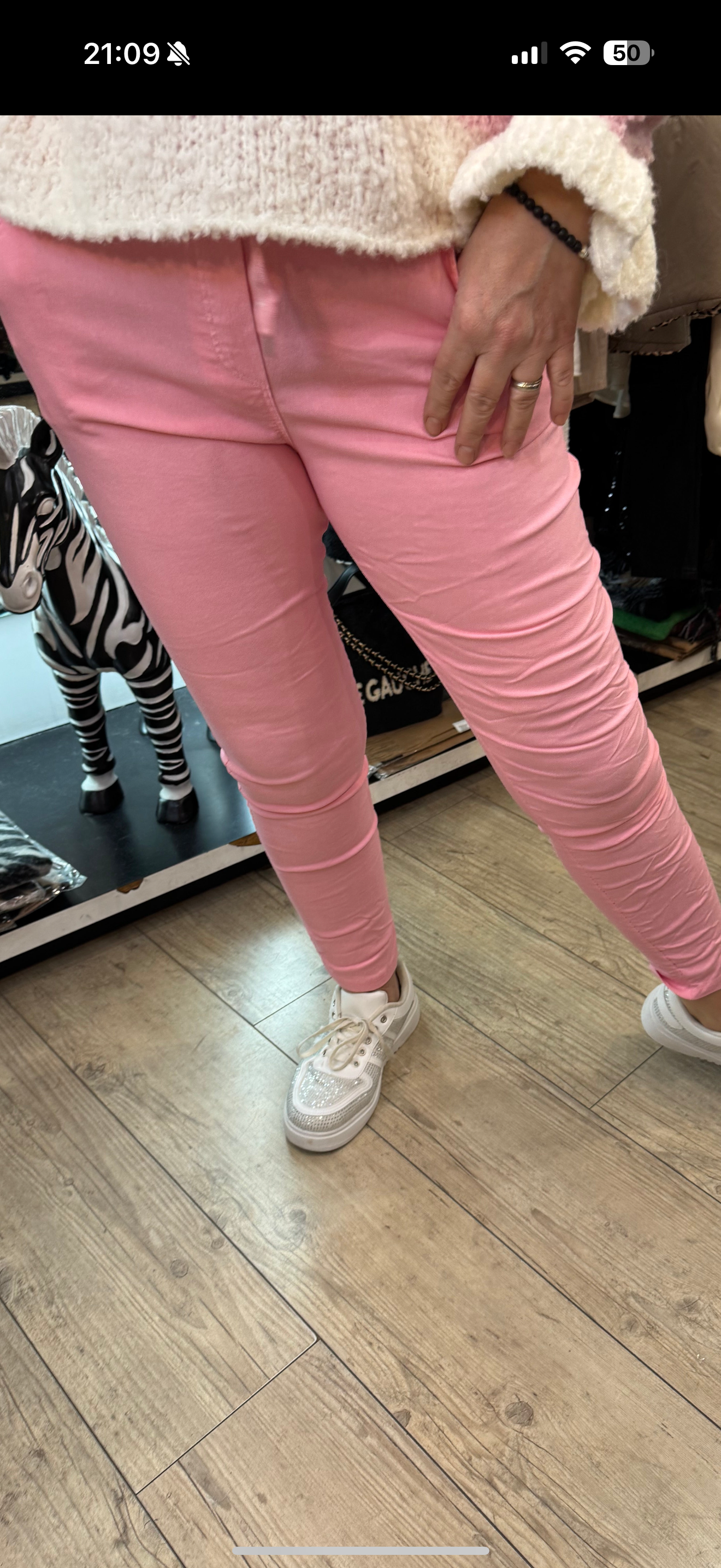 Pantalon magique rose