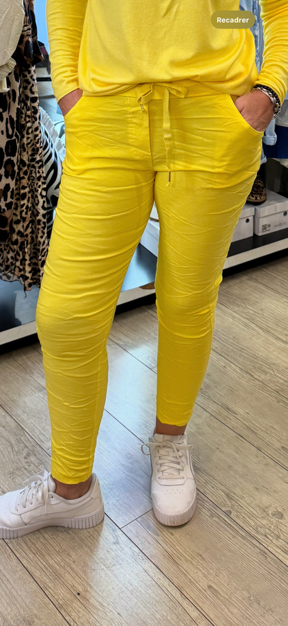 Pantalon magique jaune