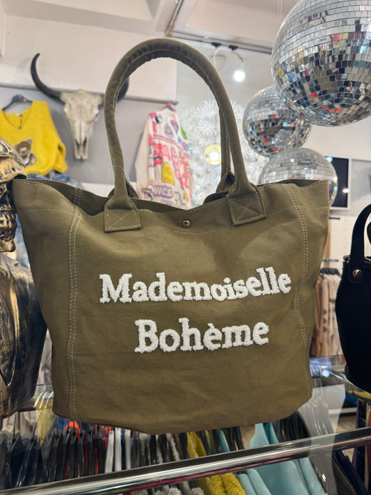 Sac Mademoiselle Bohème kaki