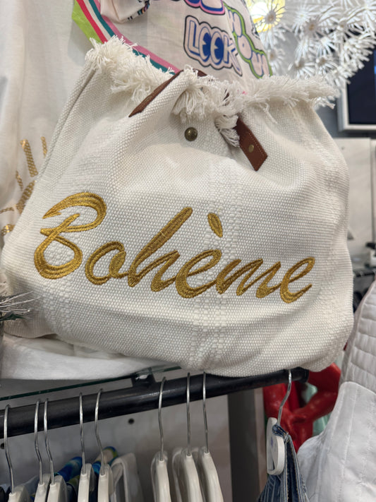 Sac blanc Bohème