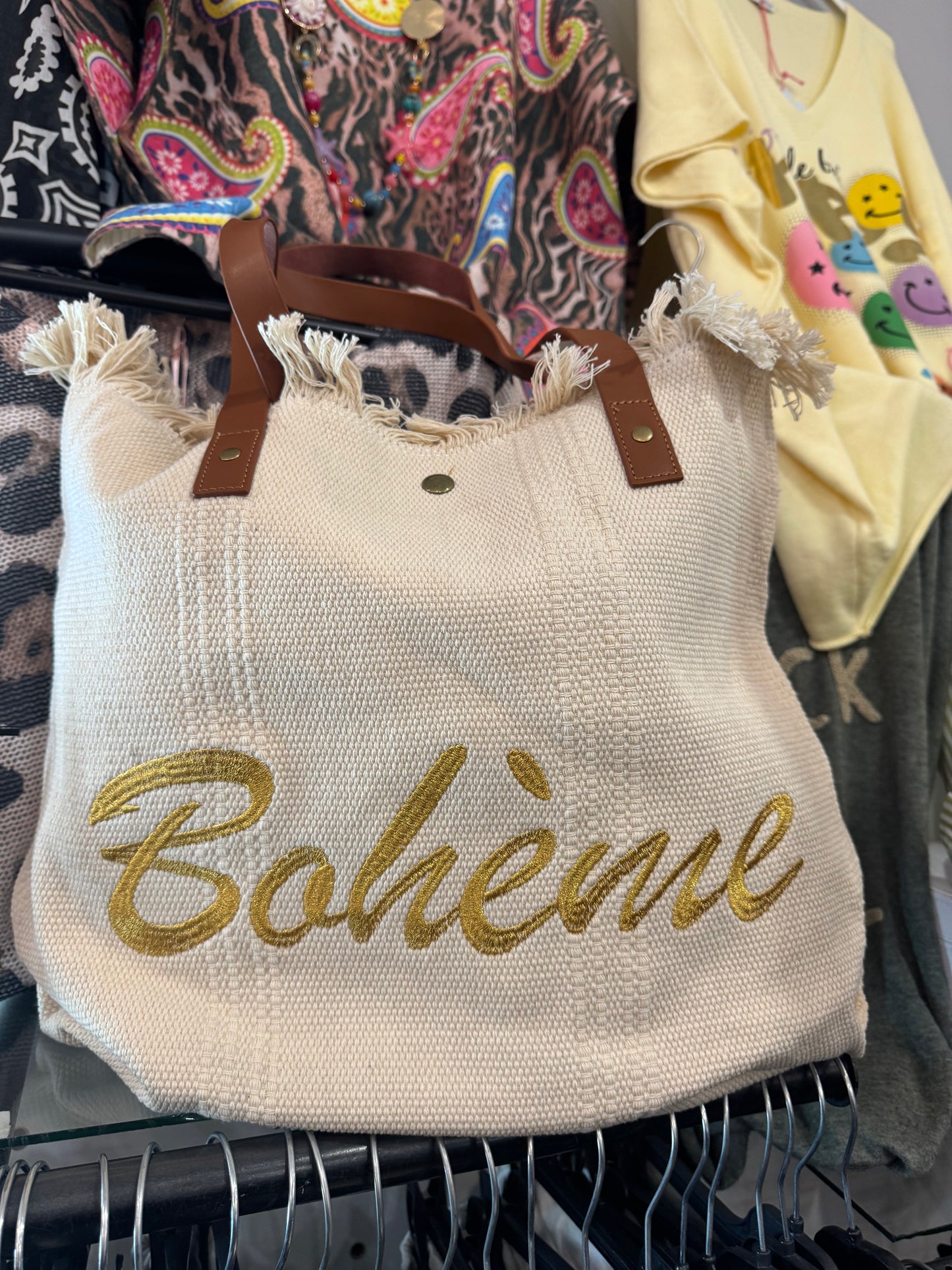 Sac Bohème écru