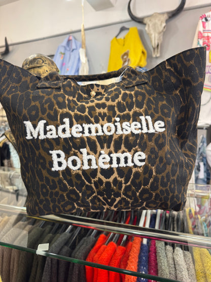 Sac mademoiselle bohème léopard